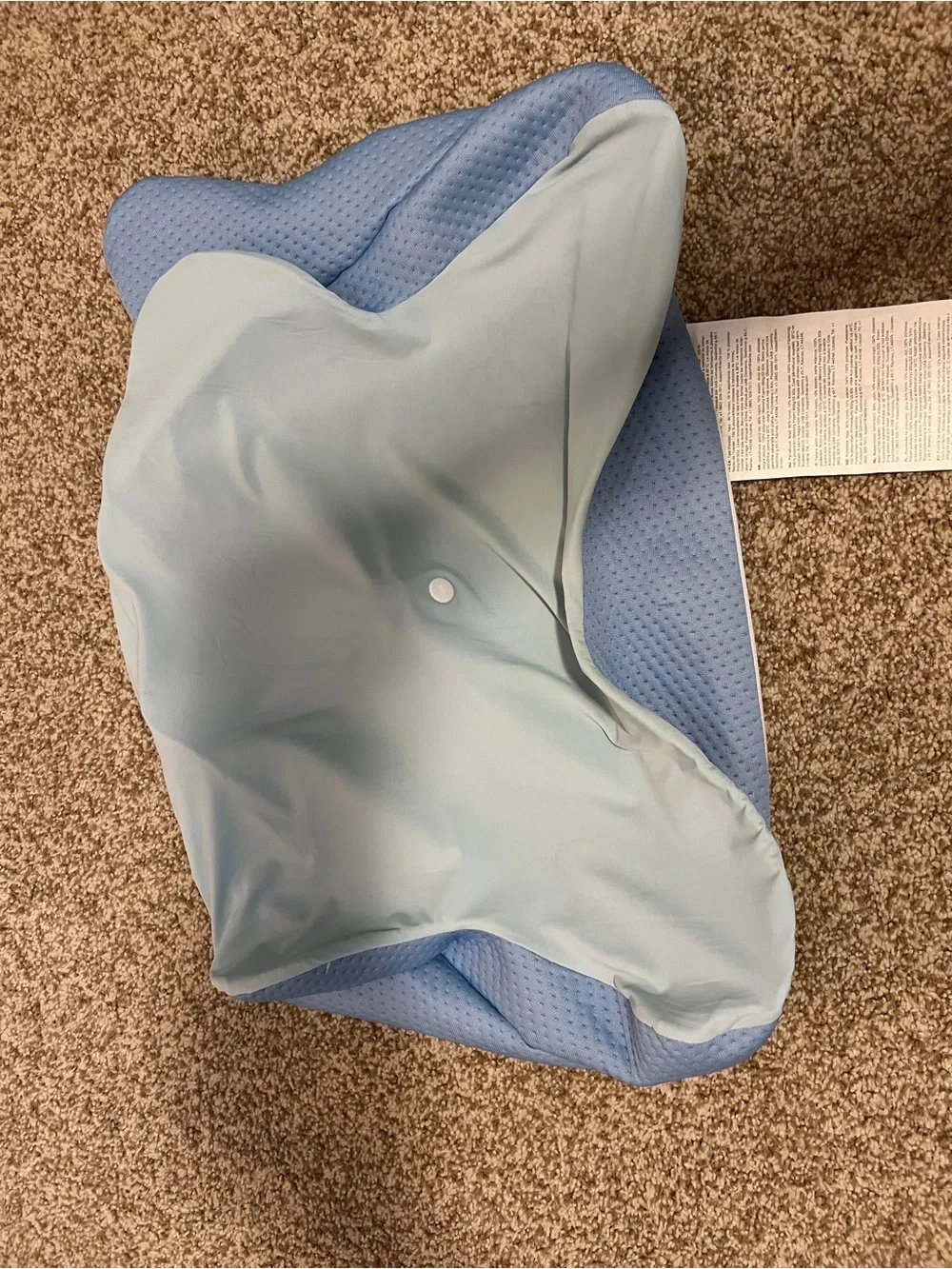 Jderila Light Blue Contour Pillow